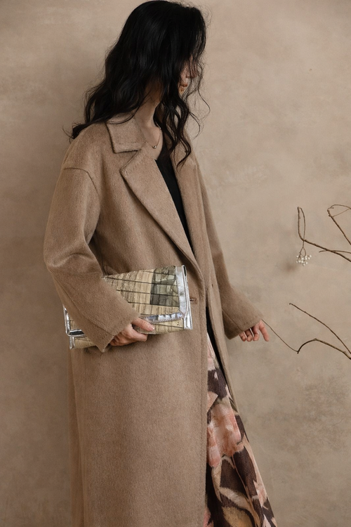 Manteau Huā long en Cachemire