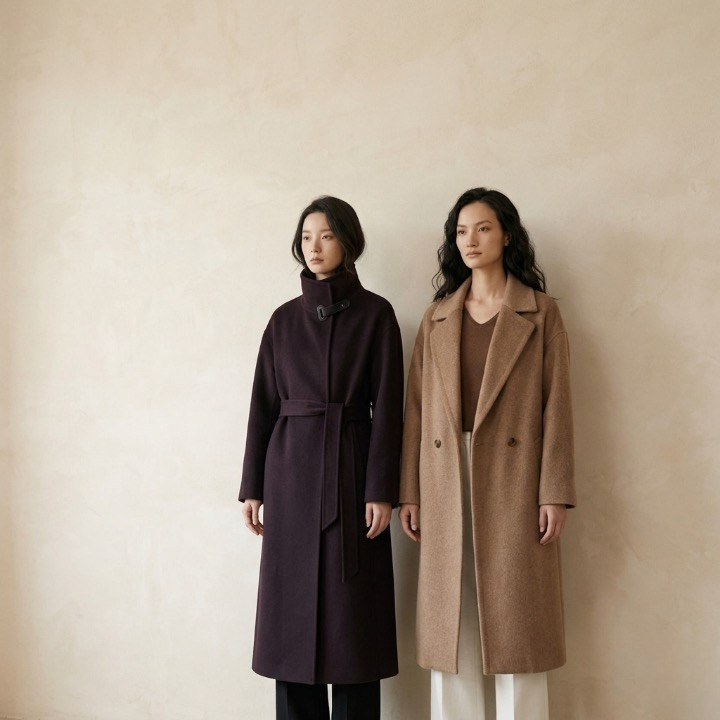 Manteaux Atelier MAUDÉ — duo en laine et cachemire