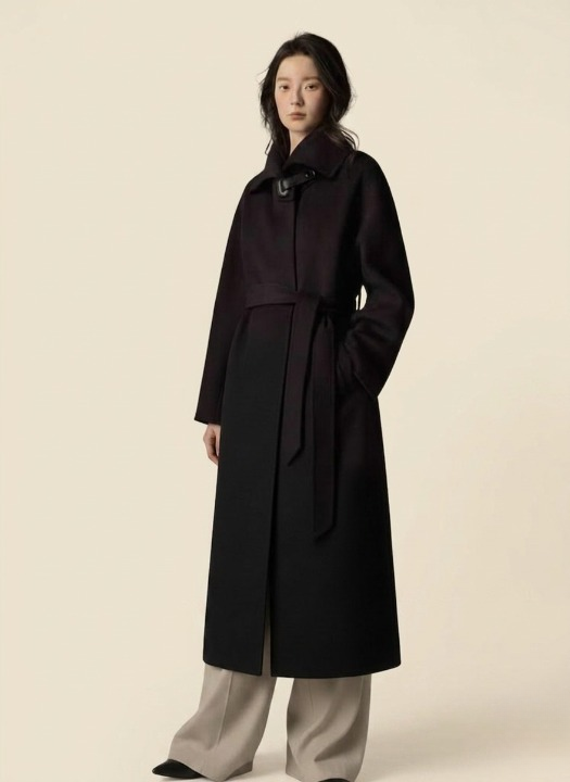 Manteau Yūn Long Ceinturé